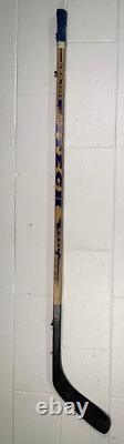 Kris King signed autographed game used hockey stick 17425
