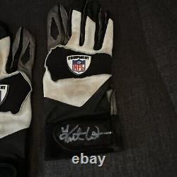 Kurt Warner Game Worn Used Signed Autographed Gloves Arizona Cardinals