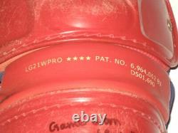 LOGAN O'HOPPE GCL PHILLIES GAME WORN USED SIGNED All-STAR LG21WPRO LEG GUARDS