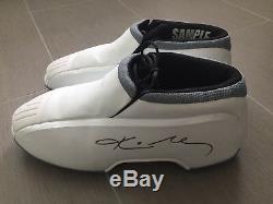 Lakers 2002 Game Used Worn Signed Kobe Bryant PE Adidas Promo Sample Shoes