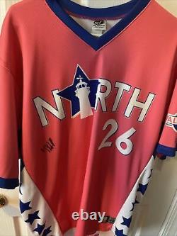 Luis Robert Jr. Game Used and signed 2019 AA All Star Game Jersey-MVP Game