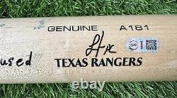 Luisangel Acuna New York Mets Game Used Bat 2022 Signed USA SM LOA