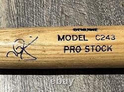 MARK MCGWIRE Signed Autograph Game Used Cracked Baseball Bat PSA Cardinals A's