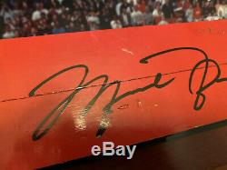MICHAEL JORDAN UDA Upper Deck Authenticted signed autographed GAME USED floor