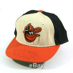 MID 70's BROOKS ROBINSON SIGNED GAME USED BALTIMORE ORIOLES HAT CAP PSA DNA LOA