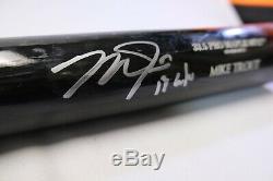 MIKE TROUT 2016 2017 2018 2019 SIGNED & Inscribed Game Used Bats 4x MLB AA COA