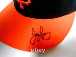 MLB Holo Javier Lopez Game Used Baseball Cap Hat SF Giants Signed Autographed