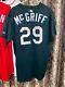 Majestic Fred Mcgriff Signed Tampa Bay Rays Game Used Batting Practice Jersey