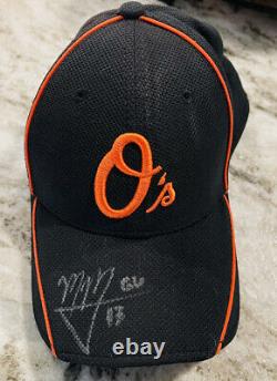 Manny Machado Signed Game Used Spring Training Baltimore Orioles Hat