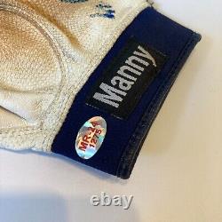 Manny Ramirez Signed 2005 Game Used Batting Gloves (Pair) & Wristband JSA COA
