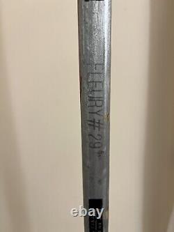 Marc Andre Fleury Game Used Signed Hockey Stick Wbs Penguins Very Very Rare
