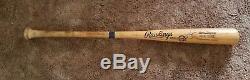 Mark Grace Chicago Cubs 1989 Game Used Bat Un-Cracked Signed RARE