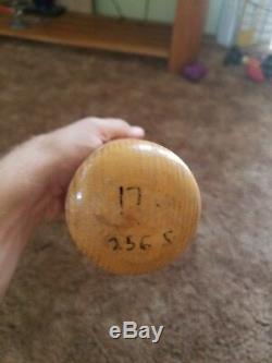 Mark Grace Chicago Cubs 1989 Game Used Bat Un-Cracked Signed RARE