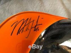 Mark Trumbo Baltimore Orioles Team Issued Batting Helmet Game Used Worn Signed