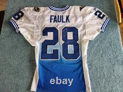 Marshall Faulk, Rams 2002 NFC Game Used Worn Autographed Signed Pro Bowl Jersey
