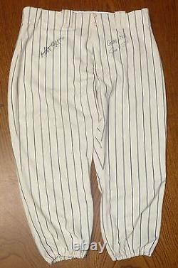 Mat Latos Signed 2011 Game Used Padres Pants PSA/DNA COA 1936 PCL Throwback Auto