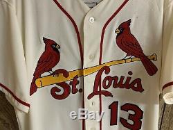 Matt Carpenter 2018 Game Used Alternate Jersey Autographed Cardinals Great Use