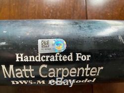 Matt Carpenter St Louis Cardinals Game Used Signed Marucci Bat MLB