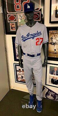 Matt Kemp Dodgers Signed Game Used Uniform Hat Cleats Steiner UDA with Mannequin