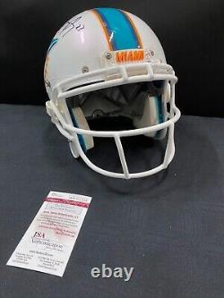 Miami Dolphins Jay Ajayi Signed Game Used On Field Helmet Jsa Witness Coa Large