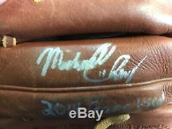 Michael Chavis Game Used Glove Signed LOA Photo Boston Red Sox Mizuno GMP 600DK