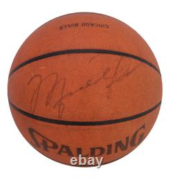 Michael Jordan 1984-92 Game Used Signed Autographed NBA Basketball PSA & Mears
