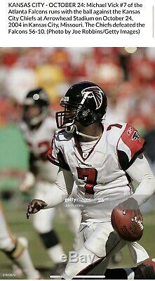 Michael Vick Game Used Worn Signed Jersey Pants Atlanta Falcons Matched Oct 25