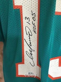 Mid 80s Dan Marino Game Used Worn Cold Weather Signed Jersey COA
