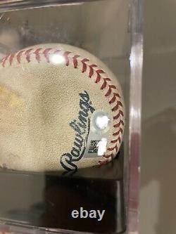Miguel Cabrera Autographed Game Used Baseball Career hit #2823, MLB Auth, JSA
