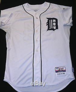 Miguel Cabrera Game Used 2014 Home Jersey Autographed and Inscribed
