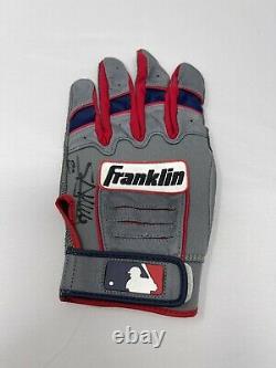Miguel Sano Signed Game Used 2015 Rookie Season Batting Gloves PSA/DNA