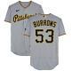 Mike Burrows Pittsburgh Pirates Signed Game-used #53 Jersey From 2023 Mlb Season