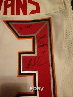 Mike Evans Tampa Bay Buccaneers Signed Game Used game worn jersey Bucs