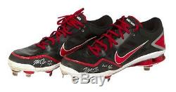 Mike Trout 2012 Game Used Rookie Year Cleats 12 GU Auto! With Signed Letter