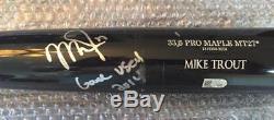Mike Trout 2014 MVP Year Game Used Signed Bat! PSA DNA 9.5 Auto w MLB COA