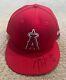 Mike Trout 2020 Game Used Hat Game Worn Signed Auto Angels