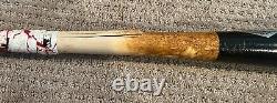 Mike Trout 2023 GAME USED BAT worn auto SIGNED Angels CRACKED MLB Authenticated