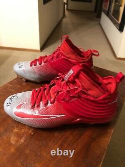 Mike Trout Dual Signed Game Used Worn 2015 Nike Shoes Cleats Psa Dna Coa Angels