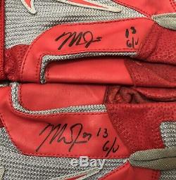 Mike Trout GAME USED 2013 BATTING GLOVES PAIR game worn SIGNED auto ANGELS