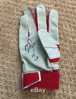 Mike Trout GAME USED 2015 BATTING GLOVE Single game worn SIGNED auto ANGELS
