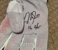 Mike Trout GAME USED 2016 MVP SINGLE BATTING GLOVE game worn SIGNED auto ANGELS