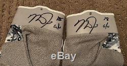 Mike Trout GAME USED 2018 BATTING GLOVES PAIR game worn SIGNED auto ANGELS