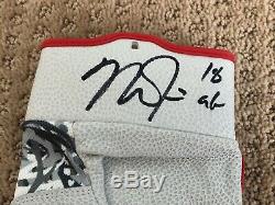Mike Trout GAME USED 2018 BATTING GLOVE Single game worn SIGNED auto ANGELS
