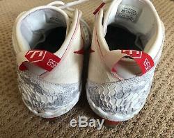Mike Trout GAME USED 2018 CLEATS game worn SIGNED auto ANGELS MVP