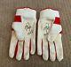 Mike Trout Game Used 2019 Batting Gloves Pair Game Worn Signed Auto Angels
