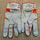 Mike Trout Game Used 2019 Batting Gloves Pair Game Worn Signed Auto Angels Mvp