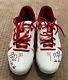 Mike Trout Game Used 2022 Pair Cleats Game Worn Signed Auto Angels Spikes
