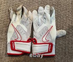 Mike Trout GAME USED 2022 PAIR HOME BATTING GLOVES game worn SIGNED auto ANGELS