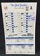 Mike Trout Game Used Signed Angels Yankees Lineup Card 6/6/15 Mlb Holo Steiner