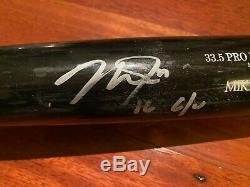 Mike Trout Game Used Signed Bat 2016 G/U MVP YEAR Anderson Authentics